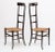 Pair of Wing Back Chiavari "Super Leggera" Chairs, Italy, 1950s For Sale - Image 10 of 13