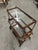 Vintage Wooden Bar Cart For Sale - Image 4 of 6