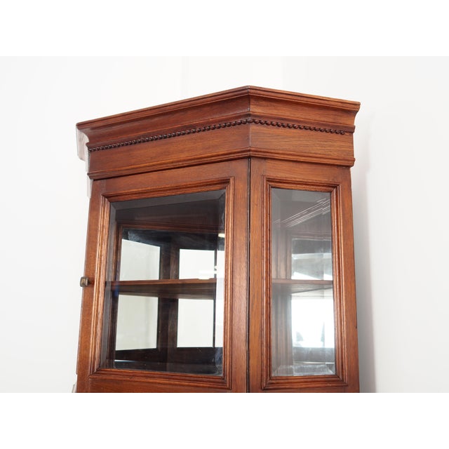 1950s German Oak Corner Cabinet, 1950s For Sale - Image 5 of 18