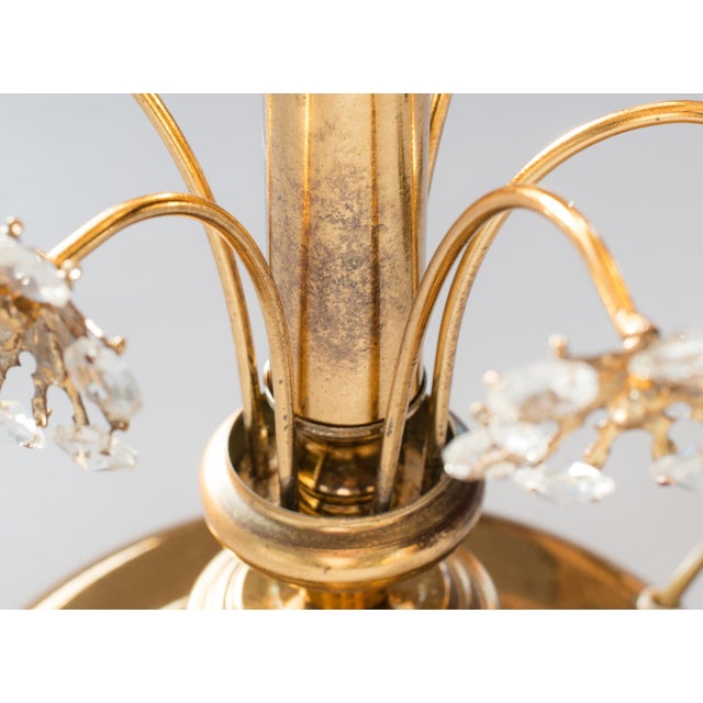 Gold-Plated & Crystal Table Lamp by Palwa, Germany, 1960s For Sale - Image 11 of 16