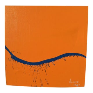 2006 Modern Abstract Signed Acrylic Painting For Sale