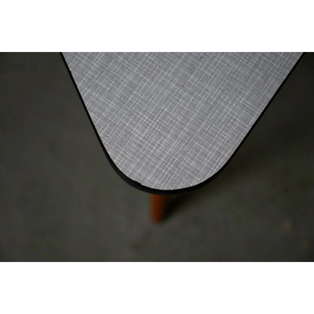 1960s Small Vintage Tripod Plant Holder Table in Gray Formica, 1960s For Sale - Image 5 of 7
