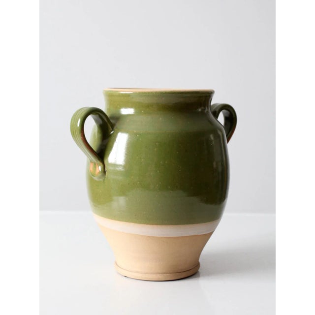 Ceramic Vintage Rowe Pottery Works Amphora Vase For Sale - Image 7 of 13