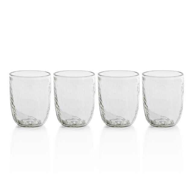 Pimlico Hammered Tumbler Glasses, Set of 4 For Sale In Los Angeles - Image 6 of 6