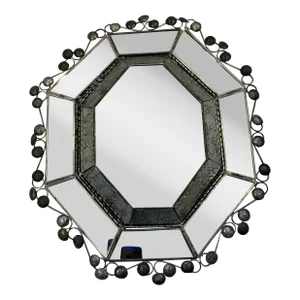 Vintage Mexican Tin Mirror