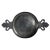 19th Century 19th Century Large French Pewter Double-ear Shallow Serving Bowl / Platter For Sale - Image 5 of 5