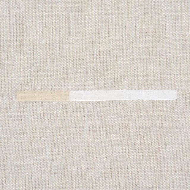 Mid-Century Modern SAMPLE - Schumacher x Caroline Z Hurley Overlapping Dashes Fabric In Buff For Sale - Image 3 of 4