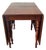 Mid Century Cherry Drop Leaf Dining Table For Sale
