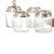 Silver Case and Silver-Lidded Flasks, 19th Century, Set of 5 For Sale - Image 3 of 6