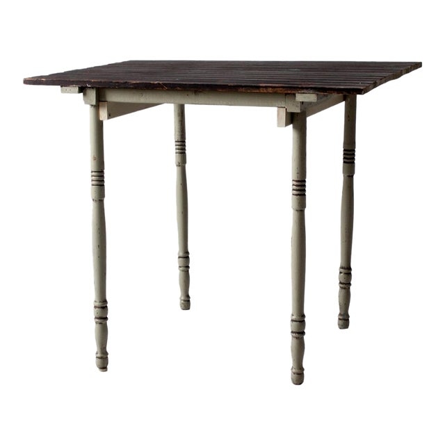 Vintage Farmhouse Side Table For Sale