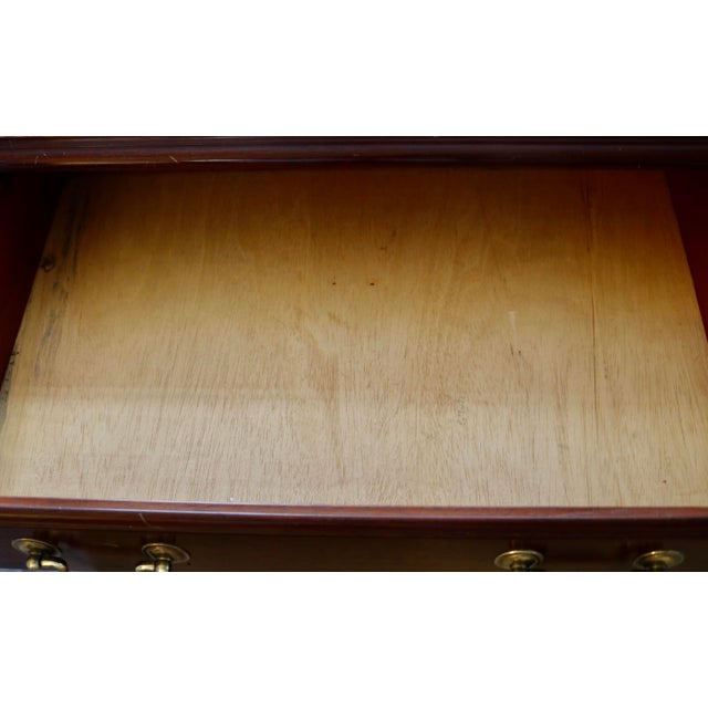 Late 20th Century Late 20th Century Wellington Hall Mahogany Side Table Chests - A Pair For Sale - Image 5 of 6