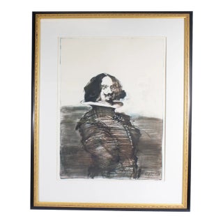 Abstract Lithograph After Diego Velazquez by Claude Weisbuch For Sale