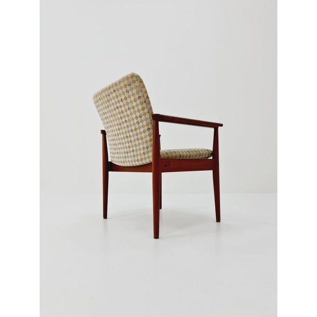 Brown Danish Teak Armchair by Finn Juhl for France & Son, 1960s For Sale - Image 8 of 11