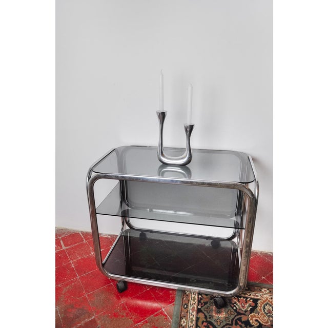 1970s Brutalist Candlestick by Arte3, Spain, 1970s For Sale - Image 5 of 6