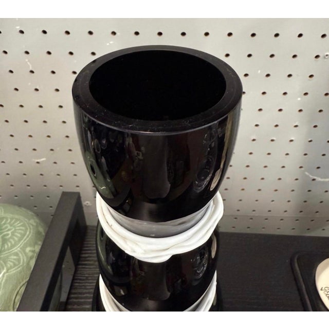 Studio ArtGlass Vase Signed 12in Tall Excellent condition no damages signed by maker on bottom