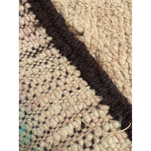 1980s Boujaad Vintage Wool Moroccan Rug For Sale - Image 5 of 6
