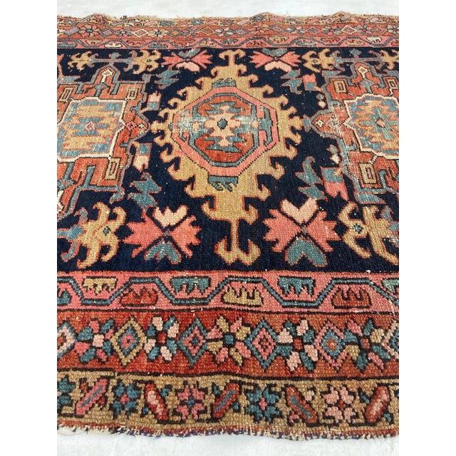 Traditional Geometric Floral & Vines Medallions Rug - 3.3 X 4.4 For Sale - Image 3 of 12