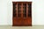 Henkel Harris Georgian Carved Mahogany Lighted Breakfront Bookcase Cabinet For Sale - Image 18 of 18