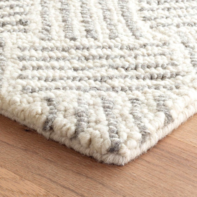 Contemporary Dash & Albert by Annie Selke Layers Hooked Wool Rug, 3' x 5' For Sale - Image 3 of 5