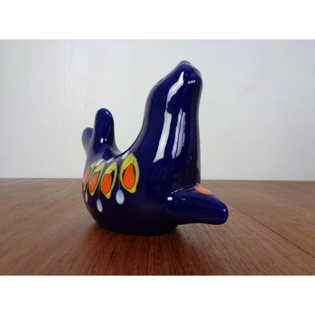 Italian ceramic money box in the shape of a seal from the 1970s. This piece has an attribution mark, I am sure that it is...