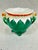 Vintage bowl decorated with swan handles and geometric leaves. This is a pre-owned item so please see all pictures and ask...