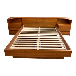 Example of Mid-Century Modern Teak Beds