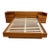 Mobican Teak Queen Bedframe W/ Nightstands For Sale