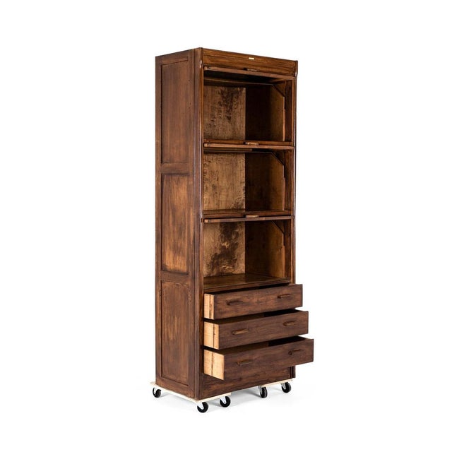 Tall Glazed Haberdashery Cabinet For Sale - Image 6 of 18