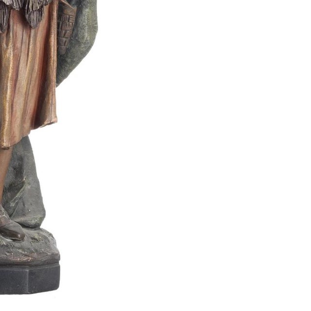 Sculpture of an Arab Warrior, 1900, Metal For Sale - Image 5 of 6