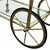 Mid-Century Regency French Solid Brass & Glass Bar Cart W/ Bottle Holder For Sale - Image 11 of 11