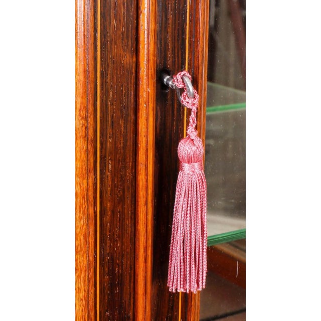 Antique Edwardian Inlaid Display Cabinet from Edwards & Roberts, 19th-Century For Sale - Image 8 of 18