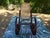 Brown Vintage Rocking Chair in Wood and Rattan, 1980s For Sale - Image 8 of 18