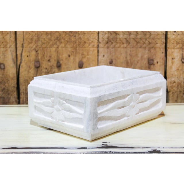 Hand Carved Marble Kundi For Sale In Los Angeles - Image 6 of 7