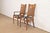 Mid-Century Modern William Doezema for Mastercraft Mid-Century Modern Hollywood Regency Burl Wood and Cane Back Armchairs, Pair For Sale - Image 3 of 12