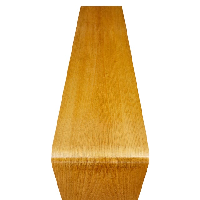 1950s Mid-Century Modern Scandinavian Elm and Burr Low Open Bookcase by Bodafors, 1950 For Sale - Image 5 of 10