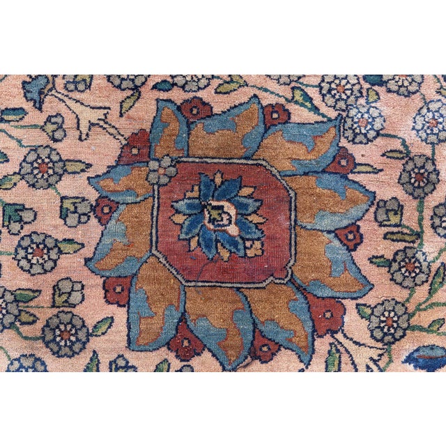 Early 20th Century Antique Persian Kirman Rug For Sale - Image 5 of 6