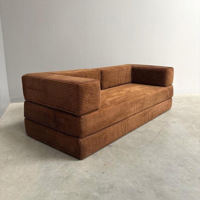 Vintage Corduroy Sofa, 1970s For Sale - Image 6 of 17