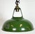 Metal Industrial Green Enamel Factory Pendant Lamp from Coolicon, 1950s For Sale - Image 7 of 18