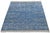 Modern Moroccan Indigo Blue Geometric Handmade Wool Rug 12x16 For Sale - Image 4 of 10