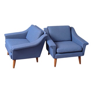Vintage Danish Club Chairs, 1970s, Set of 2 For Sale