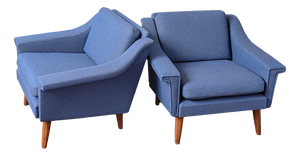 Vintage Danish Club Chairs, 1970s, Set of 2