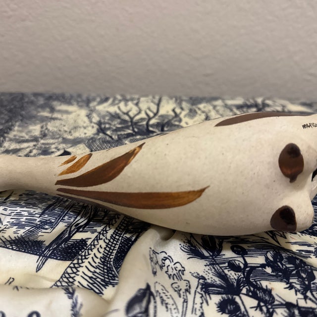 1970s Mexican Tonala Pottery Bird, a Type of Folk Art Figurine From Mexico For Sale - Image 5 of 9