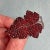 Late 19th Century Victorian Bohemian Garnet Silver Leaf Brooch For Sale - Image 4 of 11