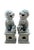 Ceramic Pair of Ceramic Celadon Glaze Foo Dogs For Sale - Image 7 of 12