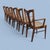 Garrison Furniture Walnut Dining Chairs, Set of Six, Mid-Century For Sale - Image 9 of 14