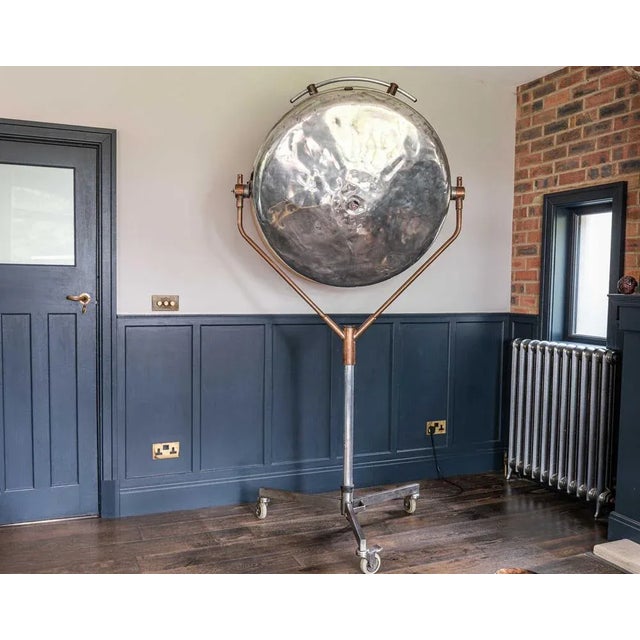 Mid-Century Industrial Aluminum Surgeons Operating Floor Lamp, 1950s For Sale - Image 6 of 18