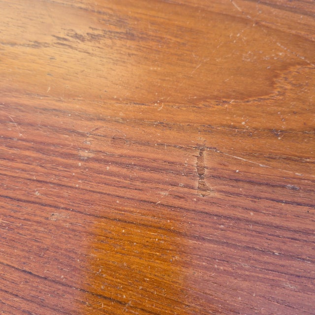 1970s 1970s Jesper International Danish Modern Rolling Teak Desk Work Table Cart For Sale - Image 5 of 14