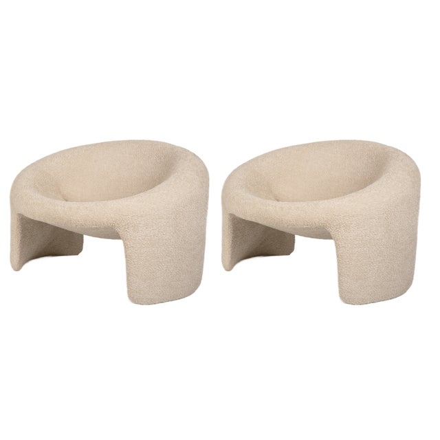 Montreal Armchairs by Olivier Mourgue for Airborne, 1967, Set of 2 For Sale