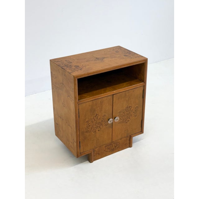Vintage Art Deco Bedside Tables with Root Wood, 1950s, Set of 2 For Sale - Image 4 of 12