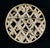 Art Nouveau Museum of Fine Arts Sterling Purple Flowers Fence Lattice Brooch Pendant W/ Card For Sale - Image 3 of 5